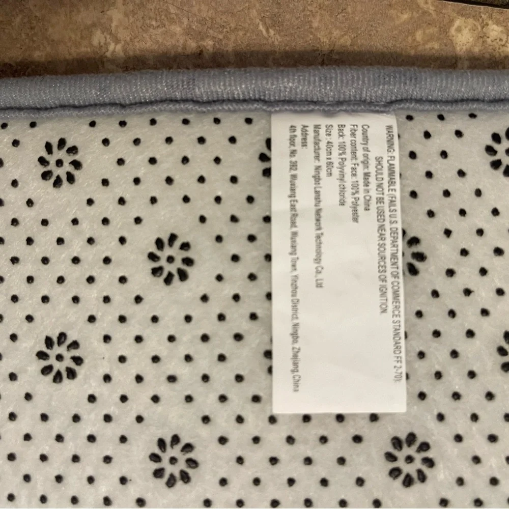 Gray Bath Mat Set - Picture 5 of 5